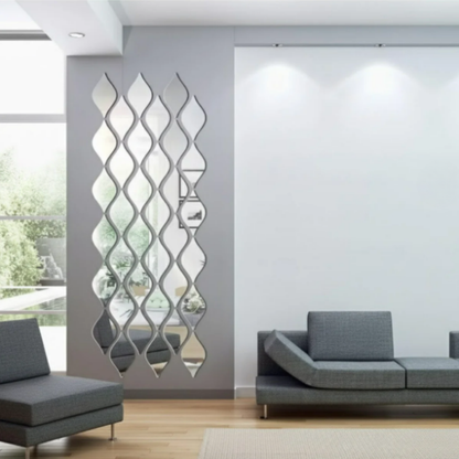 15 Adet Damla Dekor Seti | Duvar, Dolap, Banyo Dekoru