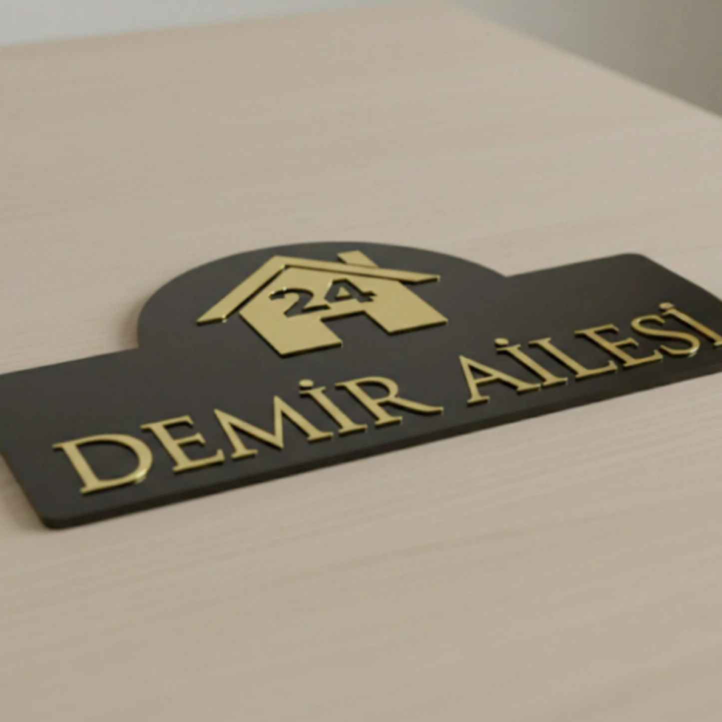 Kişiye Özel Premium Kapı Süsü - Daire No Kapı Numarası Süsü