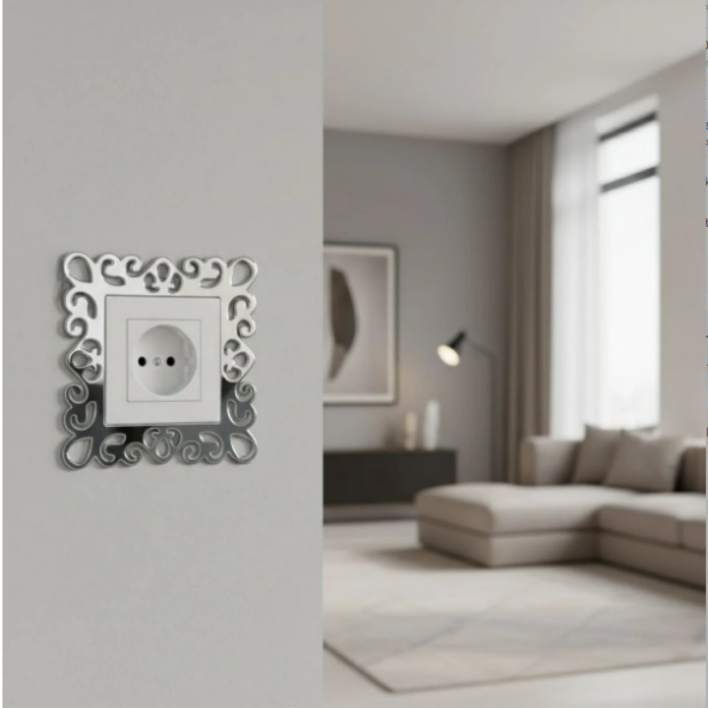 10 Adet Priz Süsü (Standart Tüm Prizlere Uygundur)